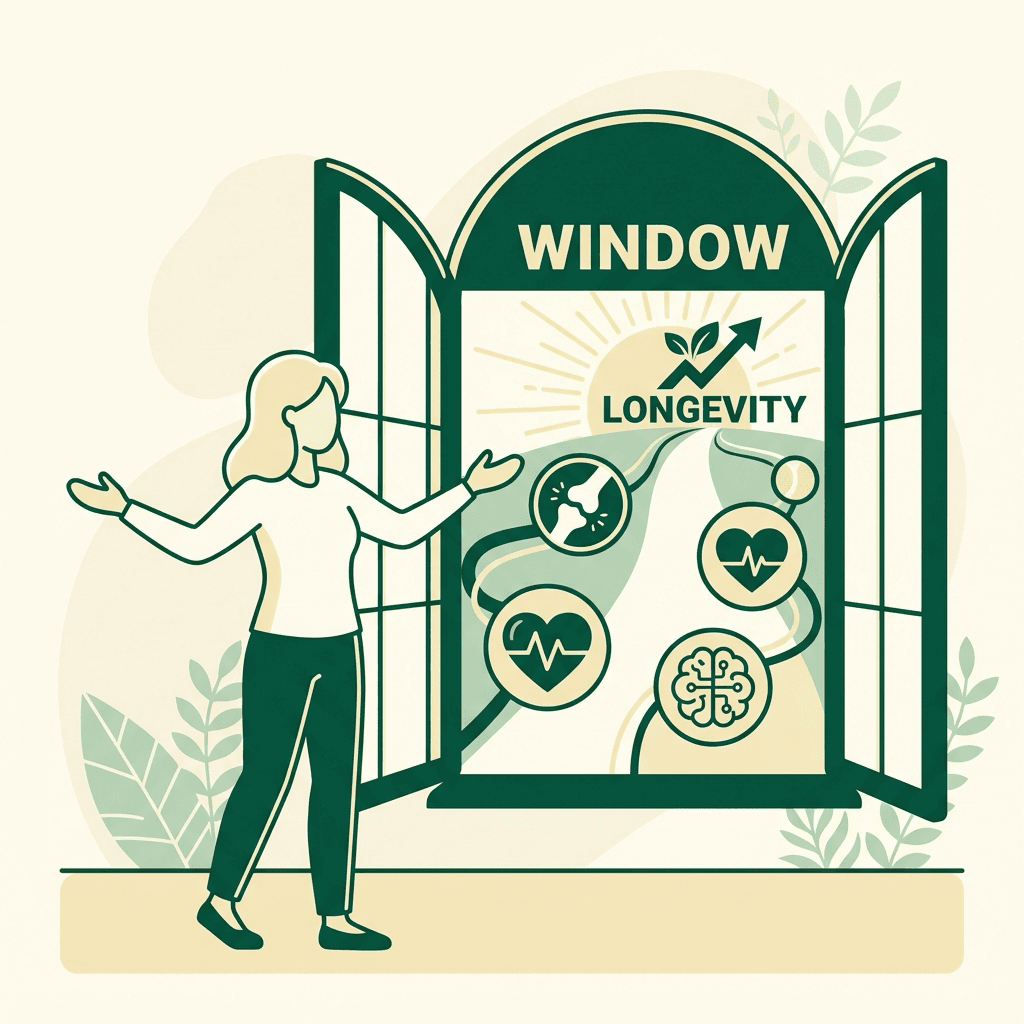The Longevity Window Infographic